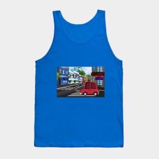 Cartoon street Tank Top